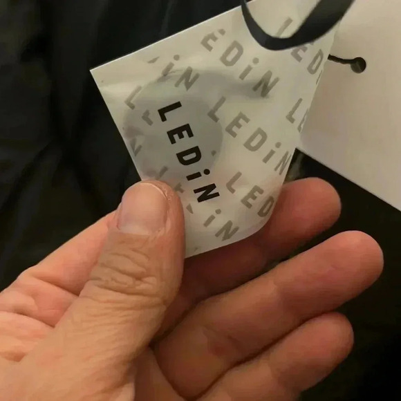 Ledin  Houndstooth mini skirt black & white shorts underneath in sise small NWT - Picture 13 of 13